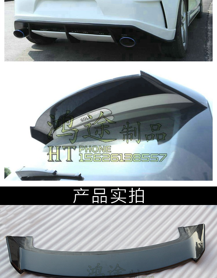Đuôi xe Volkswagen Golf 7Golf7 sửa đổi Rline / GTI bằng sợi carbon cánh cố định cánh trên cánh đuôi - Sopida trên duoi ca xe oto