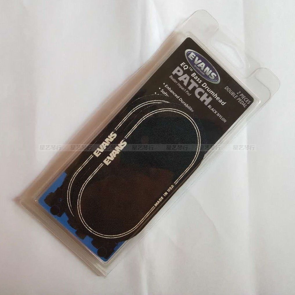  EVANS EQPB1 2 Single Step EQ ground drum sticker bottom drum reinforcement sticker