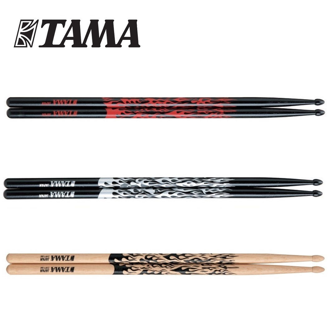 TAMA Japan imported drum stick drum stick 5A oak flame drum stick drum stick 5A-F-BS