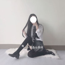Silicone non-slip stockings children half socks Japanese College wind over knee socks cotton high socks thin long leg socks