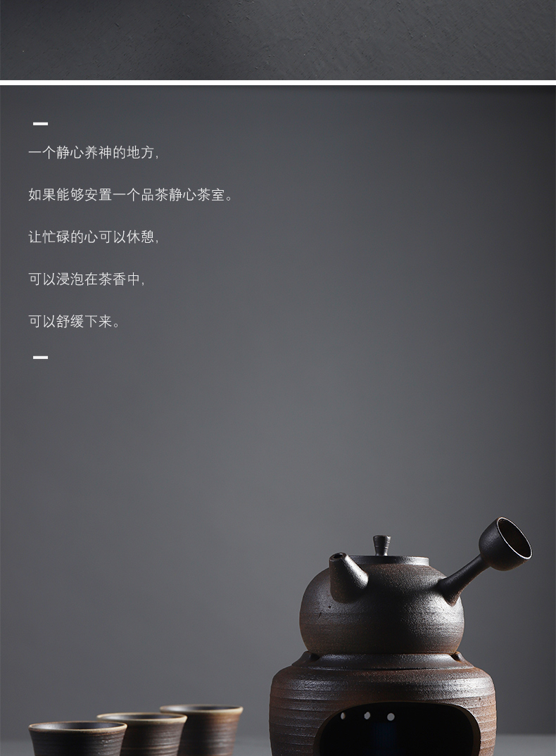 Have ancient coarse pottery teapot tea sets kung fu tea set household retro teapot ceramic filter single pot of the teapot