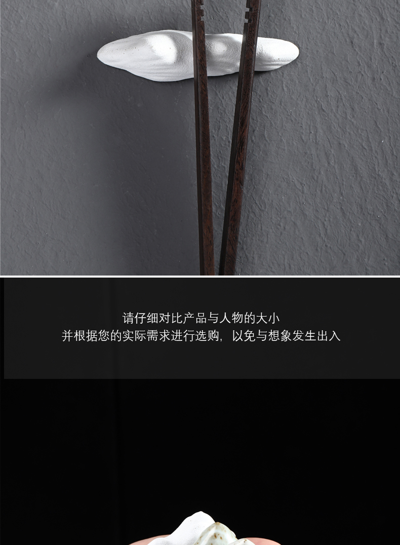 Have ancient ceramics rockery penholder brushes wuzhishan bijia tea accessories ChaGa frame tea taking creative furnishing articles