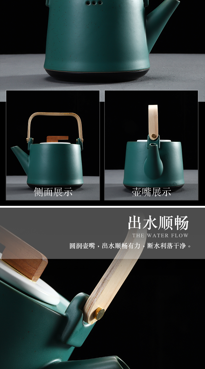 Have the kettle girder pot of tea for household cooking steaming ceramic teapot tea machine electricity TaoLu high - temperature kung fu tea set