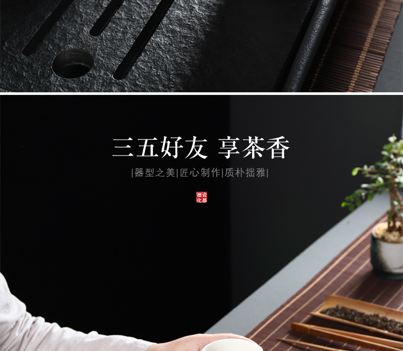 Yi ancient white porcelain kung fu tea accessories tea taking of household ceramics fair keller and tea tea sea points tea is tea