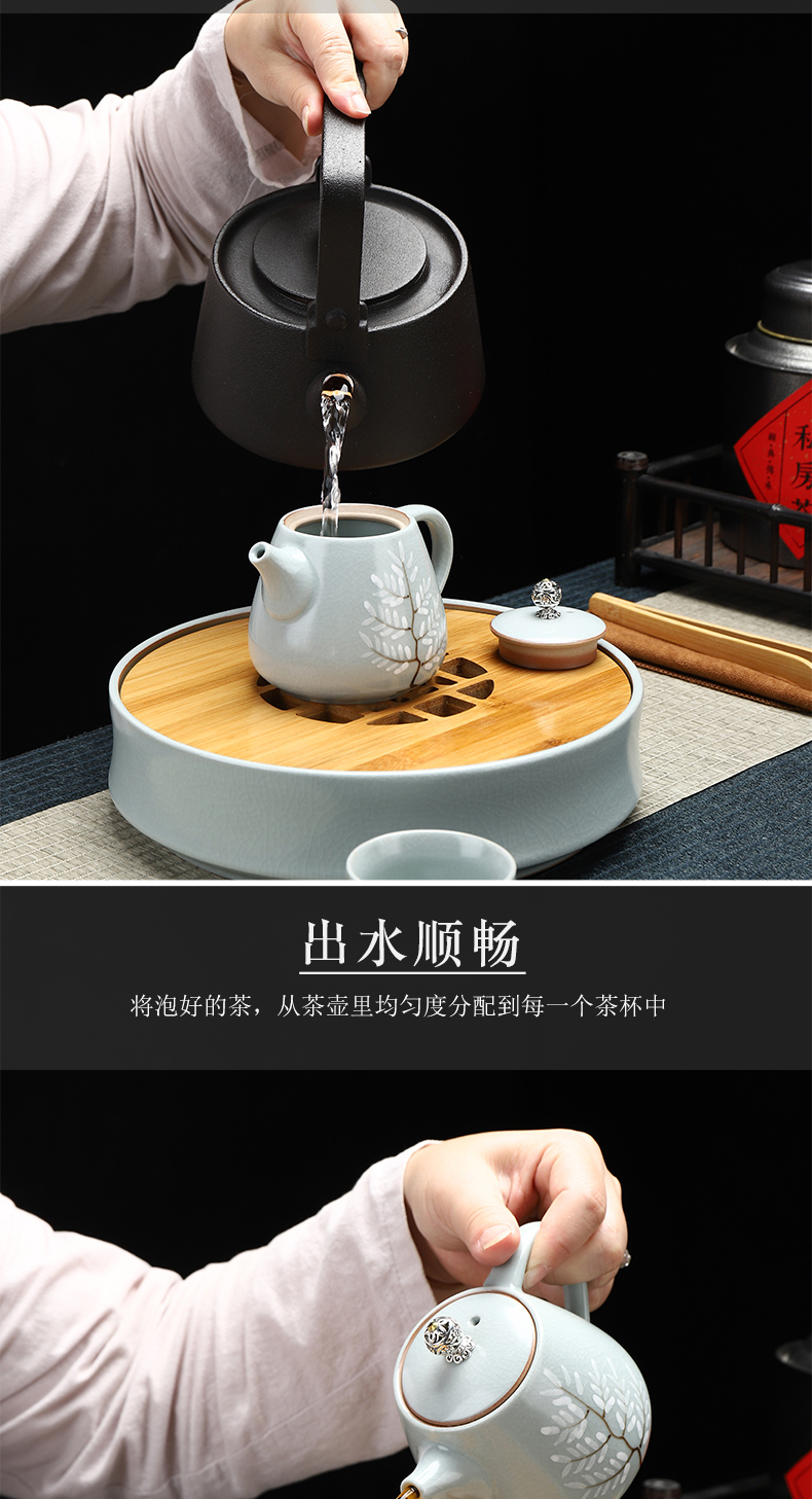 Have the ancient your up kung fu tea set ceramic travel your porcelain tea sets of a complete set of on - board, portable teapot teacup tea tray