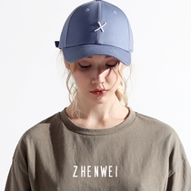Your name X ~ true Wei hat female summer haze blue letter hard top baseball cap Korean version of male face duckling tongue