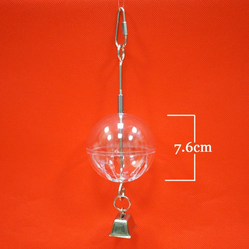 CAITEC Фора для бренда American Paradise Bird на Bell Ball Parrot Утечка Food Toy подходит для маленьких и средних попугаев
