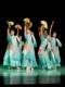 Drunk in the Spring Breeze Children's Performance Costume Classical Dance Performance Costume Chinese Style Flowing Dance Costume Fan Props Gauze Clothing Adult