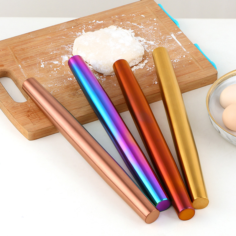 Rolling Stick Home 304 Stainless Steel Rolling Stick Catch roller Rolling Roller Rolling roller Dumpling Wrapper Baking Tool-Taobao