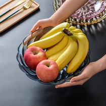 Home Living Room Fruit Tray Trays Nordic Style Crystal Tea Table Plastic Candy Basin Dried Fruit Basket Sweet Dishes Creative