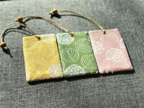  Sunflower forest department embroidery handmade card cover Student bus access control rice magnetic card protective cover handmade cloth cover storage