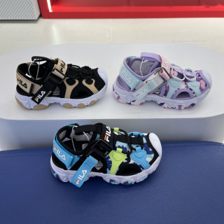 FILA Children's Shoes 2022 Summer Sports Beach Shoes for Boys and Girls, Baotou Sandals K14B222804