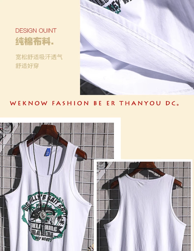 Áo vest thể thao giản dị của Nhật Bản - Áo vest cotton áo vest trung niên