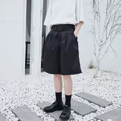 PCGO]NormCoreMoment Yamamoto Yaoshi drawstring profile five-point suit pants couple loose shorts