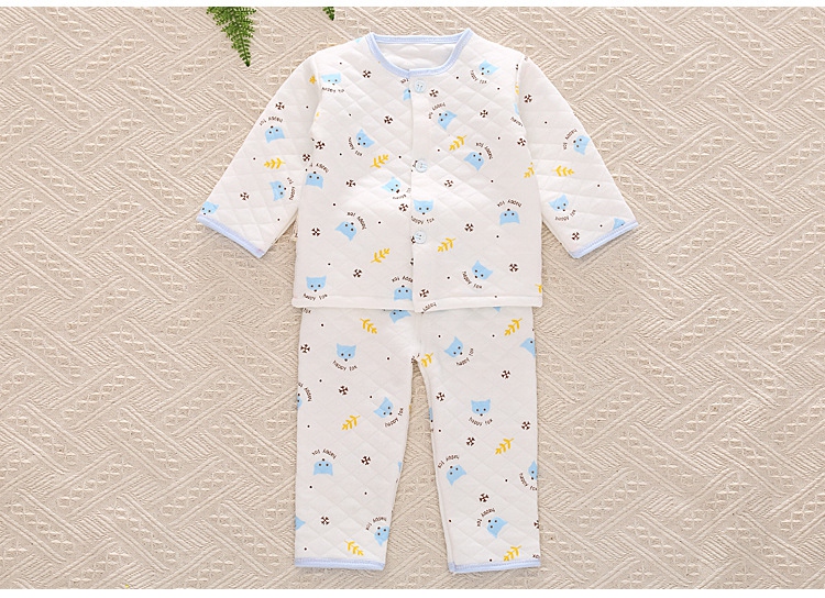 Bộ quần áo sơ sinh cotton cho bé sơ sinh 0-6 tháng 3 mùa đông và mùa đông dày lên gói quà tặng cho bé set đồ sơ sinh cho bé gái