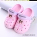 Baby baby slipperbaby dép bé mùa hè không trượt trẻ em mùa hè giày lỗ 1 2 3 3 năm 4 hai tuần 