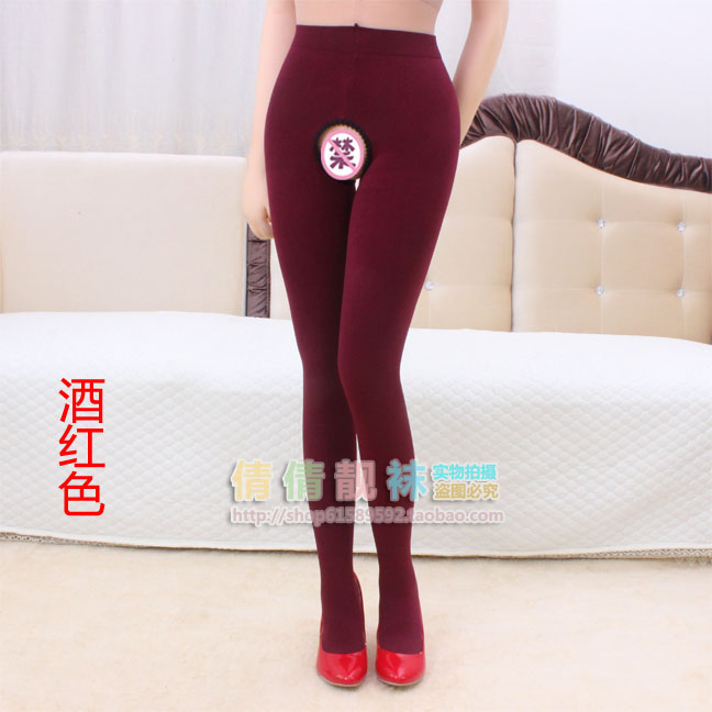 Mùa xuân và mùa thu chất lượng cao màu nhung jumpsuit womens vớ đáy thậm chí vớ kẹo màu pantyhose.