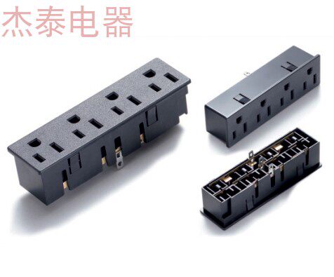 SS-6B-4 American type cassette socket embedded power socket PDU mounting socket uninterrupted output power