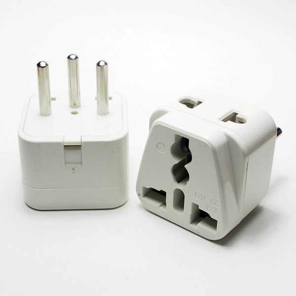 Swiss conversion plug Swiss standard power conversion socket Swiss travel accessories one-to-two-hole plug