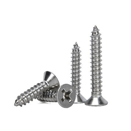 Self-tapping screw 304 cross countersunk head screw wood screws lengthened flat head screws