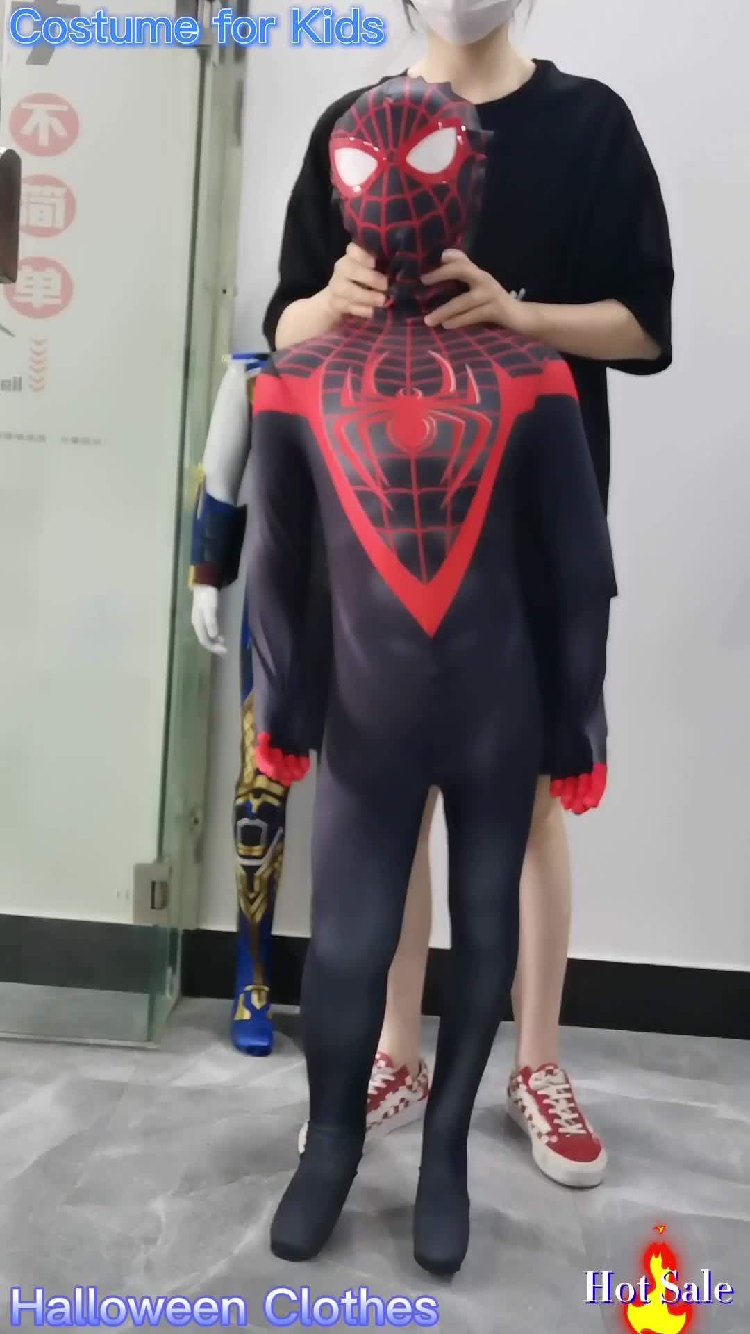 Wholesale Iron Spiderman Suit Spider Man Clothes Adult And Children