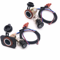 12V24V car cigarette lighter assembly Charger power socket bottom mother seat modification can ignite and take electricity