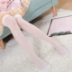 Vớ trắng Lolita Nhật Bản dễ thương mềm mại em gái nơ gió lolita đáy quần tất mỏng và mỏng - Xà cạp