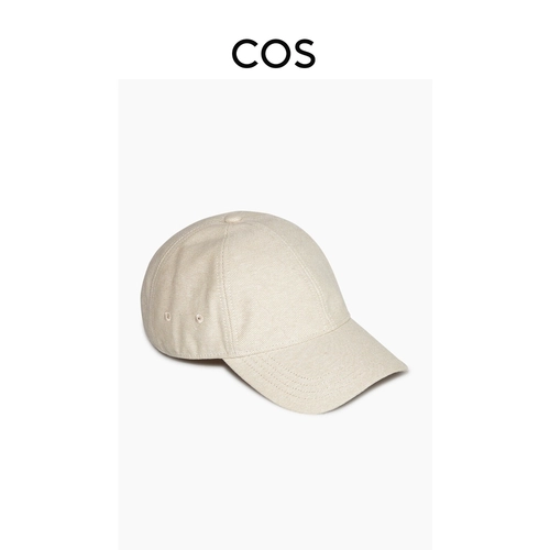 COS Нейтральные мужчины и женщины, шесть -бейсболка танин, бежевые летние новые продукты 1092902002M