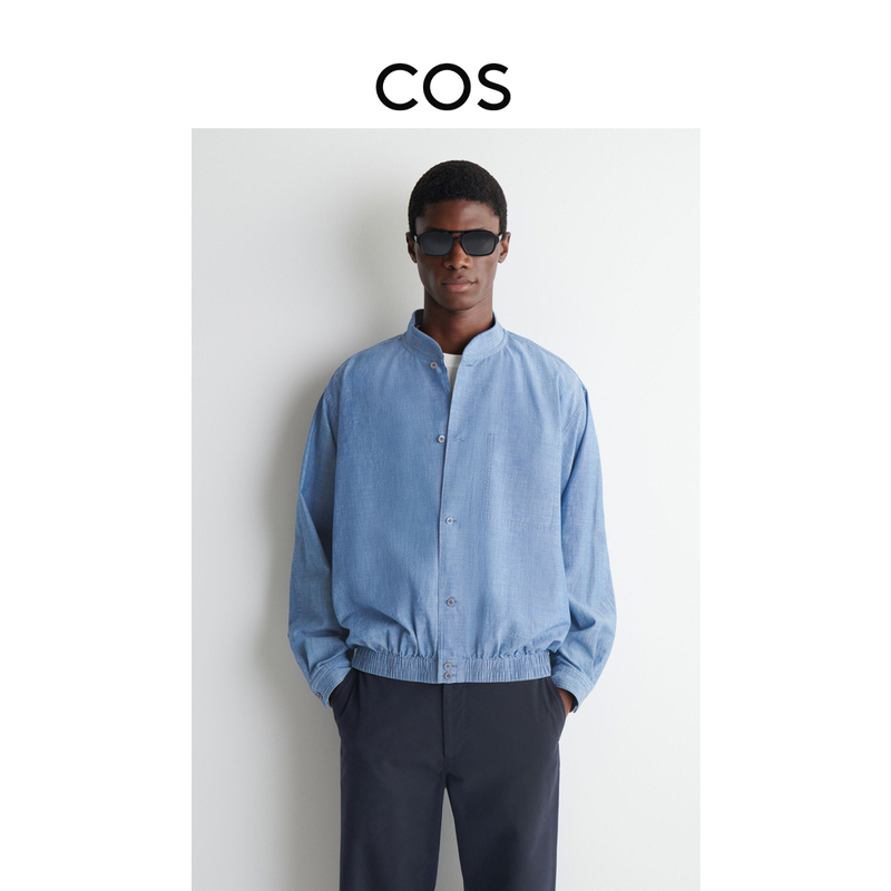 Cos Men's Casual Fit Pilot Style Denim Shirt 2026 Autumn New Arrival 1346790001 Cos Men's Casual Fit Pilot Style Denim Shirt 2026 Autumn New Arrival 1346790001
