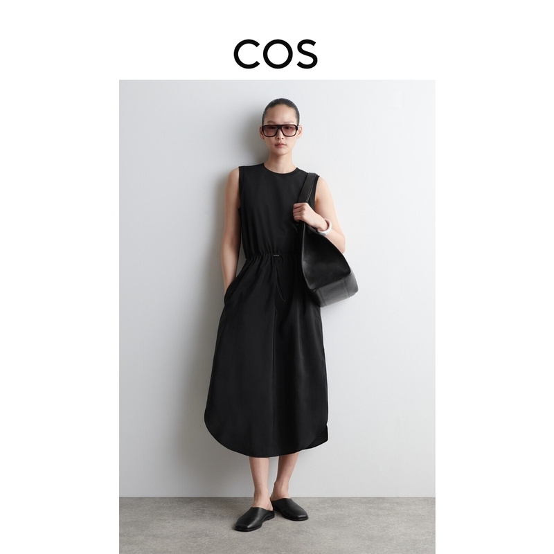 Cos Women's Casual Style Round Neck Sleeveless Mid-Length Dress 1291806001 Cos Women's Casual Style Round Neck Sleeveless Mid-Length Dress 1291806001