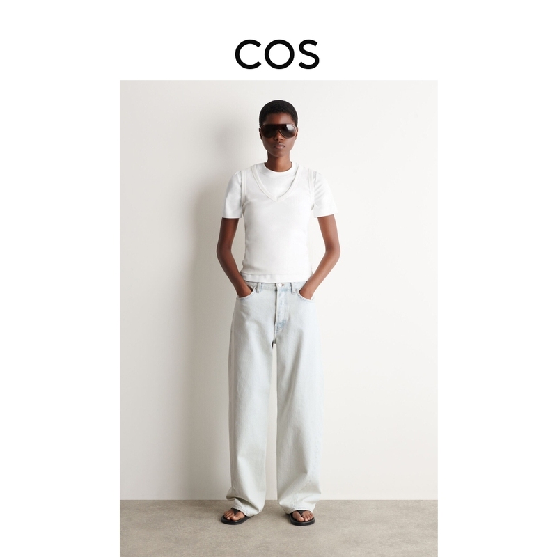 Cos Women's Casual Straight-Leg Low-Rise Washed Jeans 2026 Summer New Product 1205065019