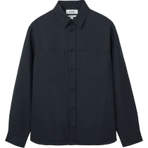 COS Mens Casual Fit Pointed Collar Wool Blended Work Shirt 2024 Spring New Arrival 1214340001