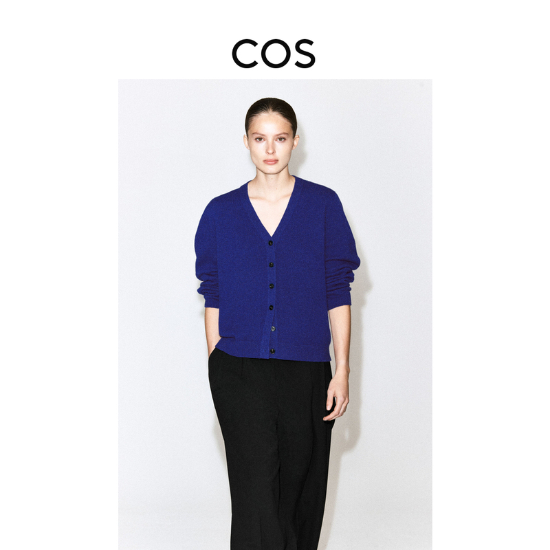 Cos Women's Standard Fit Merino Wool V-Neck Cardigan 2026 Autumn New Arrival 1351368001 Cos Women's Standard Fit Merino Wool V-Neck Cardigan 2026 Autumn New Arrival 1351368001