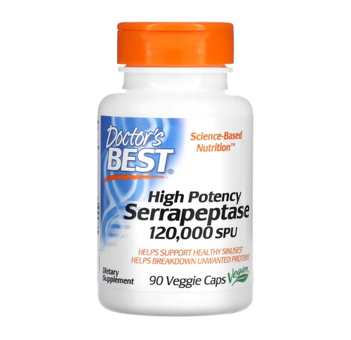 Американский доктор Betost Serrapeptase Sinidic Sinus Sinus Sinus Health 90 Капсулы