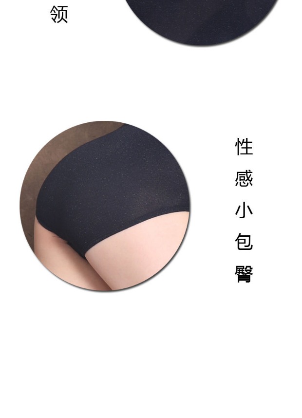 Khí hậu cổ cao cao thun Lycra cotton gợi cảm hình tam giác hẹp 裆 body bó sát tay dài T máu áo GT16 bộ đồ lót 1 mảnh mùa thu
