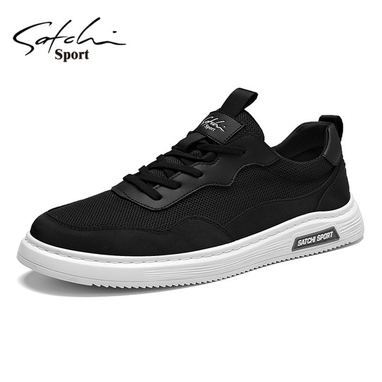 Satchi Men's Cloth Shoes 2025 New Autumn Thin Mesh Shoes Men's Trendy Versatile Casual Shoes
