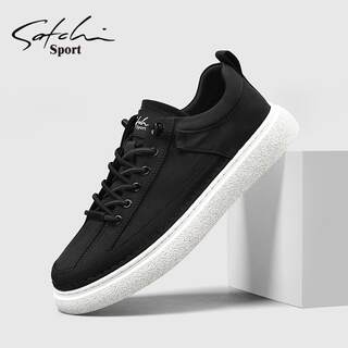 Satchi/Sachi Men's Shoes Genuine Winter 2025 New Casual Shoes Versatile Simple Sneakers Breathable Canvas Shoes