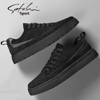 Shachi Men's Shoes Autumn 2025 New Men's Canvas Shoes Low-Top Sneakers Trendy Versatile Sports Casual Shoes for Men