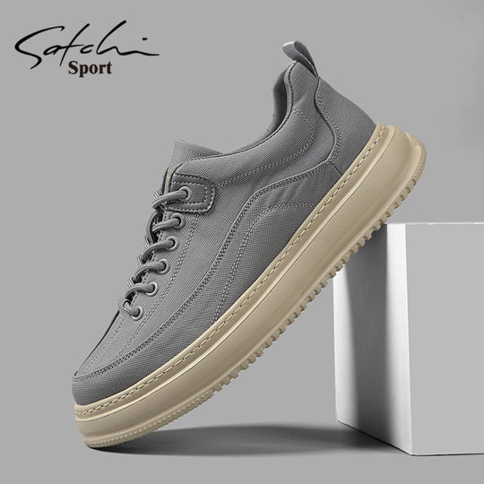 Satchi/Sachi Men's Shoes Winter 2025 New Casual Shoes Men's Sports Sneakers Trendy Versatile Canvas Shoes