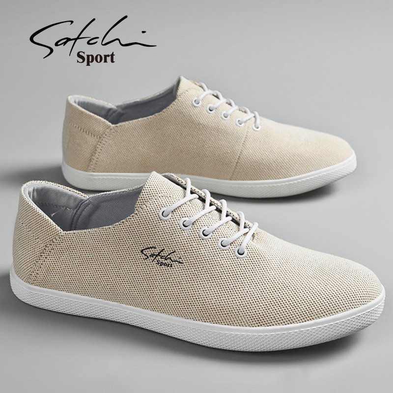 Sand Chi sports men's shoes 2022 new autumn breathable casual shoes all-match breathable canvas shoes linen shoes