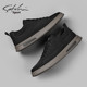 Shachi Men's Shoes Genuine Winter 2025 New Men's Canvas Shoes Trendy Versatile Sneakers Black Sports Casual Shoes