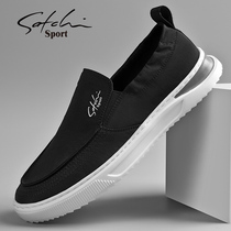 Sachchi Sports Mens Shoes Summer Breathable New Cloth Shoes Men Casual Shoes 100 Hitch Plate Shoes Sloth a foot pedal shoes