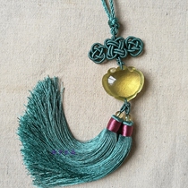 Natural Citrine Ruyi Lock Car Pendant Safe Ruyi Jewelry Hanging