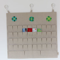 Kindergarten pick-up card bag Cloth morning inspection bag can put medicine bag Morning inspection bag Comb bag card bag