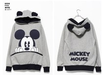 Mickey Mouse Women Cartoon Sweatshirt Hoodies Pullovers Coat