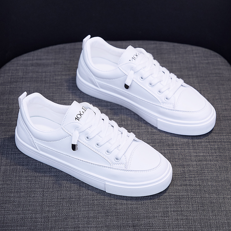 Spring and autumn 2023 new casual white women's shoes with explosive sports board shoes spring thin female white shoes