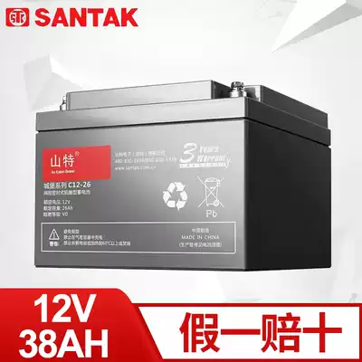C12-38 12v38AH of SANTAK mountain UPS battery maintenance free lead acid battery