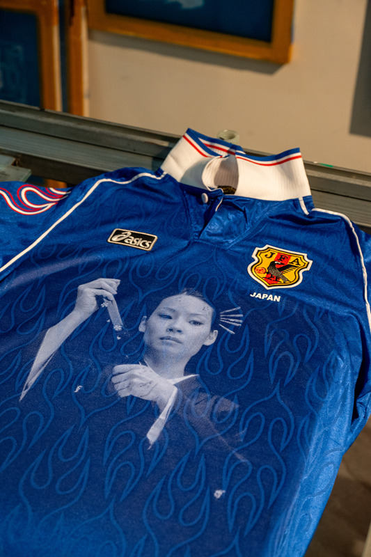 Circuit Store Kill Bill Liu Yuling Vintage Retro Rock Movie Football Jersey Half-Sleeve