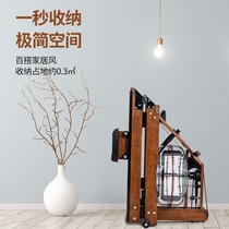 Water resistance rowing machine foldable solid wood smart home commercial whole body fat burning fitness equipment manufacturer brand new