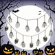 Halloween decoration horror props skull skull hand string haunted house secret room hanging decorations interior decoration